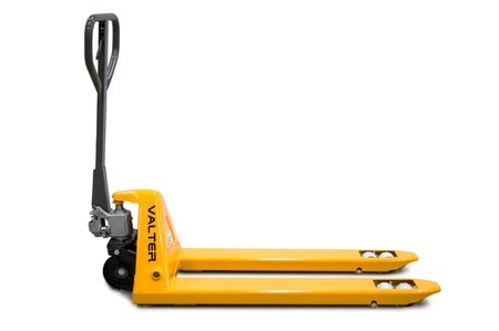 Тележка гидравлическая ручная 2500 кг с полиуретановыми колесами